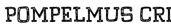 Pompelmus Crispy font preview
